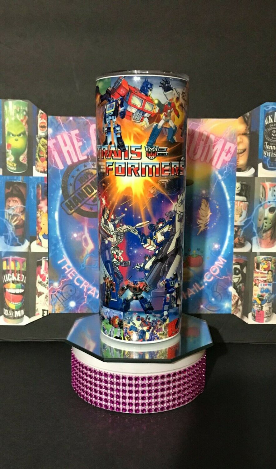 Classic Original Transformers Prime Autobots Cartoon Exclusive Tumbler