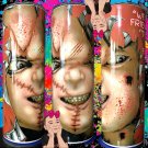 Child's Play Chucky Horror Exclusive Blood & Bullet Tumbler