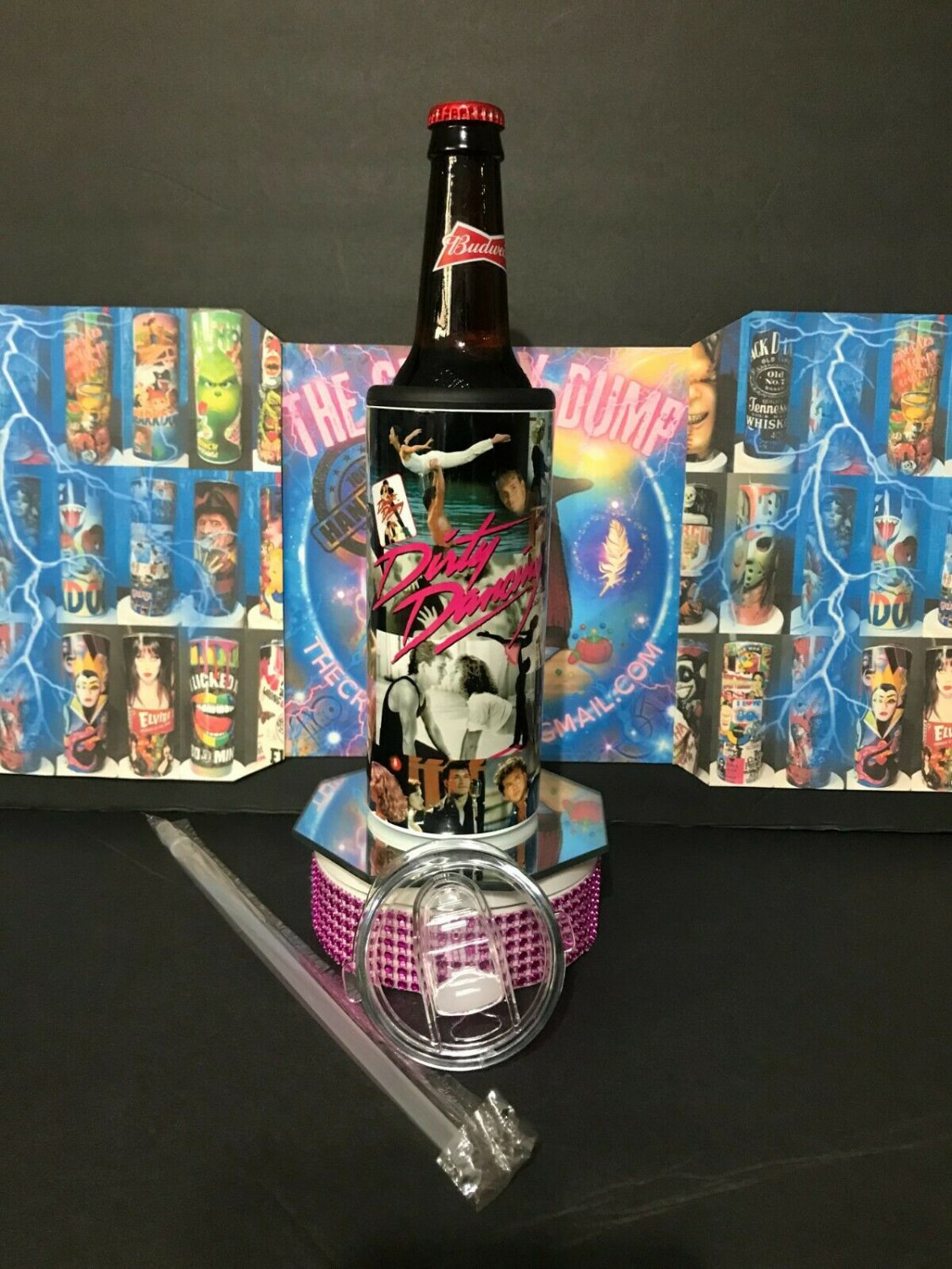 Original Dirty Dancing Movie Beer Can Bottle Holder Cooler Koozie  Tumbler Style