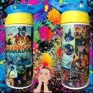 Shark Dog Netflix Sippy Cup Bottle thermos UV Color Change Glow in Dark tumbler