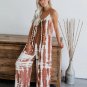 Women's Printed Jumpsuit Wide-Leg Leisure Pants Daily Comfy