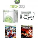 Xbox 360 Premium Console Bundle with 2 Fun Games