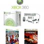 Xbox 360 Premium Console Bundle with 2 Fun Games