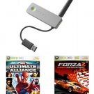 Xbox 360 Holiday Gifts Package - Xbox 360 Wireless Networking Adapter and 2 Great Games