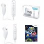 Nintendo Wii Galaxy Bundle - Super Mario Galaxy Wii and 4 Controllers