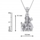 Hanuman Pendant for Men & Women Pure Silver Lord Bajrang Bali Locket