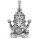 92.5% purity) God Ganesh Pendant for Men & Women Pure Silver Lord
