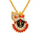 Shree Krishna Pendant Locket Necklace Spiritual Religious Jewellery for Men/Women