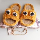 Frog slippers mustard open-toe Frog slippers mustard open-toe