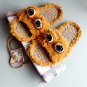 Frog slippers mustard open-toe
