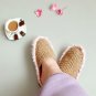 Custom slides Handmade slip ons Straw with closed toe