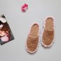 Custom slides Handmade slip ons Straw with closed toe