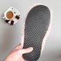 Custom slides Handmade slip ons Straw with closed toe