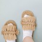 Macrame slippers hemp Boho sandal indoor
