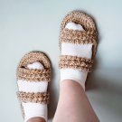 Rope sandals Eco beach Hemp slippers womens