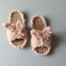 Bunny women cute slippers house non-slip sole fluffy rabbit Beige Shoes Bunny women cute slippers house non-slip sole fluffy rabbit Beige Shoes