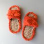 Red Bunny women cute slippers house non-slip sole fluffy rabbit Shoes