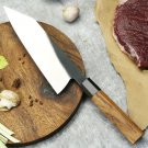 Chef’s Kitchen Knife Bunka Knife 220 mm Blade Home Cooking Tool Olive Wood New