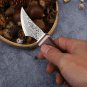 Mini Butcher Knife Miniature Leather Sheath Tiny Knives Pocket Knife