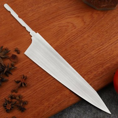 Cheg Knife Blank Blade Japanese Gyuto Shape Custom Knife Making Home Hobby