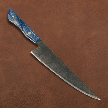 Chef Slicing Knife 9 Inch Home Kitchen Cooking Tool Black Blue New