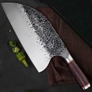 Chef's Kitchen Knives Chinese Cleaver High Carbon Steel BBQ Camping Butcher