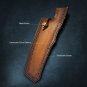 Handmade Damascus Nakiri Knife 8 Inch Chefâs Vegetables Tool Leather Scabbard