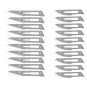 10 Surgical Sterile Blades Free Scalpel Knife Handle Medical Dental DIY Tools