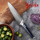 Japanese Damascus Chef Knife Kitchen Cookware Cutlery Tool Birthday Gift Blue