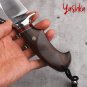 Custom Hunting Knife Swedish Steel Fixed Blade 3.5 Inch Outdoor Camping Tool New