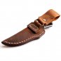 Handmade Hunting Knife Fixed Blade Leather Scabbard Minimalist Design DIY Hobby