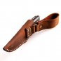 Handmade Hunting Knife Fixed Blade Leather Scabbard Minimalist Design DIY Hobby