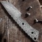 Handmade Hunting Knife Fixed Blade Leather Scabbard Minimalist Design DIY Hobby