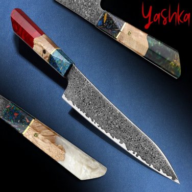 Damascus Gyuto Knife Chef Kitchen Cooking Home Tool Premium Quality Cookware New