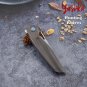 Hunting Knife M390 Powder Steel Folding Blade Titanium Alloy Handle Pocket Clip