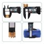 Electronic Digital Caliper Carbon Fiber LCD Screen Measuring Tool Household DIY