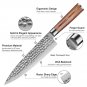 5-Piece Chef Knife Set Damascus Knitchen Knives Japanese Santoku Paring Petty