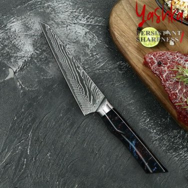 Chef Kitchen Knife Japanese Damascus Honesuke Knife Utility Petty Butcher Tools