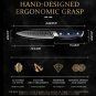 Damascus Kitchen Knife Chef's Home Cooking Tool Utility Petty Knife Cutlery New