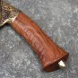 Traditional Chinese Cleaver Hand Forged Chef Knife Rosewood Handle Chopping Tool