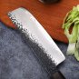 Hand Forged Nakiri Knife 160 mm San Mai Steel Vegetables Tools Cleaver Kitchen