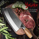 Butcher Kitchen Tool Chinese Cleaver Chef Knife Laser Pattern Stainless Steel Butcher Kitchen Tool Chinese Cleaver Chef Knife Laser Pattern Stainless Steel