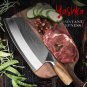 Butcher Kitchen Tool Chinese Cleaver Chef Knife Laser Pattern Stainless Steel