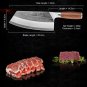 Butcher Kitchen Tool Chinese Cleaver Chef Knife Laser Pattern Stainless Steel