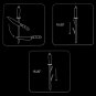Knife Sharpenener Honing Steel Rod Chef Home Restaurant Butcher Kitchen Tool New