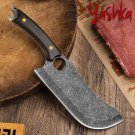 Handmade Cleaver Chef Knife 7" High Carbon Kitchen Home Cook Tool Bottle Opener Handmade Cleaver Chef Knife 7" High Carbon Kitchen Home Cook Tool Bottle Opener