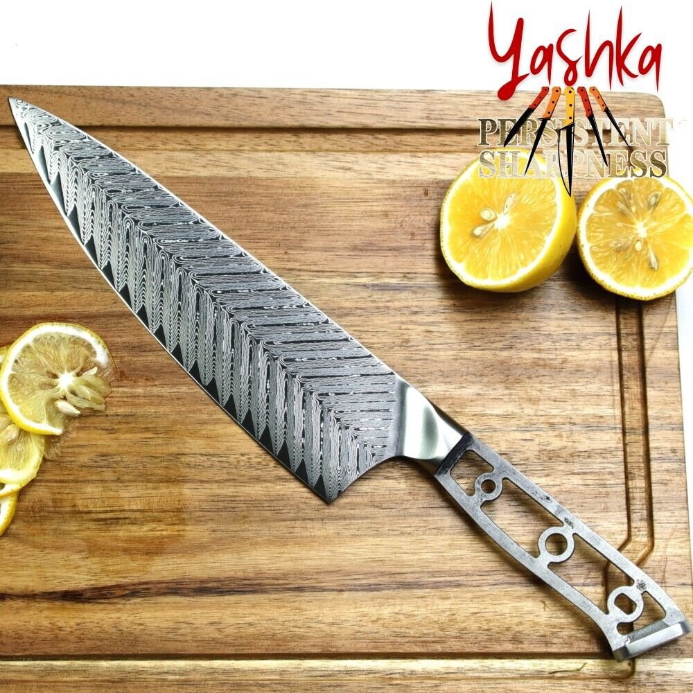 Chef Knife Blank Blade 8 Inch Custom Kitchen Knife DIY Home Hobby Full