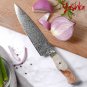 Damascus Kitchen Knives Premium Quality Chef's Knife Red Blue White Green Handle