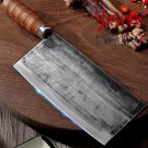 Handmade Chinese Cleaver Cher Kitchen Knife Butcher Meat Fish Vegetables Tools