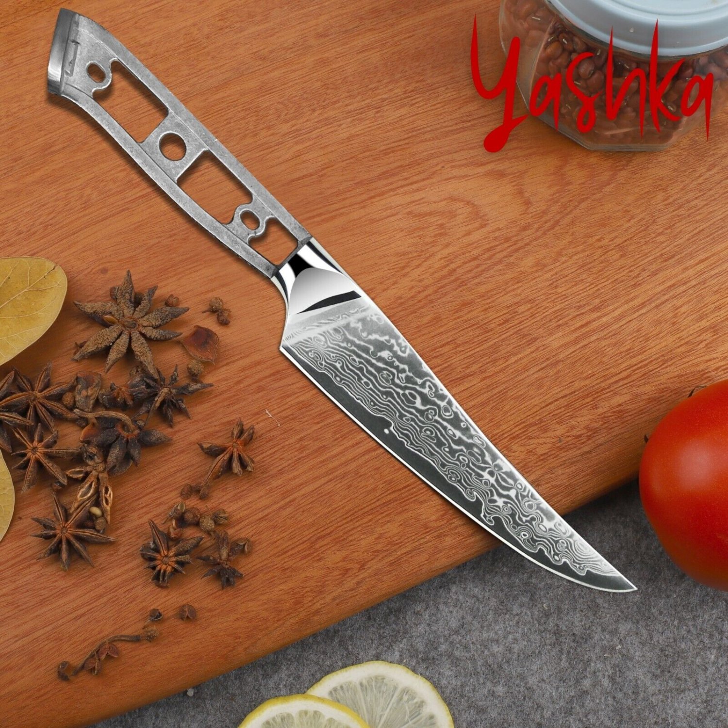 Chef Knife Blank Blade Steak Knife Making DIY Craft Supplies Minimalist